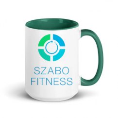 15oz Ceramic Mug with Color Inside