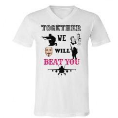 Unisex V-Neck Jersey Tee