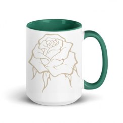 15oz Ceramic Mug with Color Inside