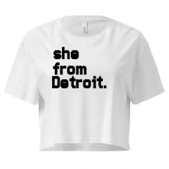 Ladies Festival Cali Crop Top Tee