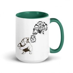 15oz Ceramic Mug with Color Inside