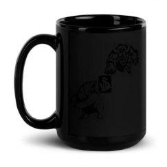 15oz Black Glossy Mug