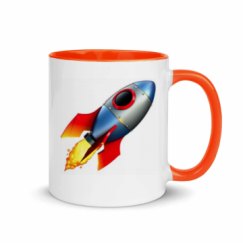 11oz Ceramic Mug with Color Inside