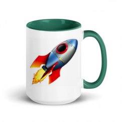 15oz Ceramic Mug with Color Inside