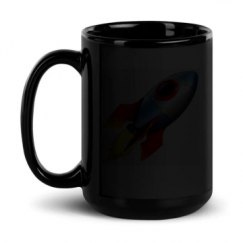 15oz Black Glossy Mug