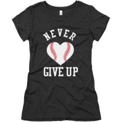 Ladies Slim Fit Super Soft Triblend Tee