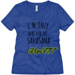 Ladies Relaxed Fit V-Neck Tee