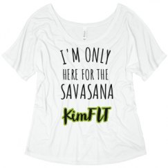 Ladies Flowy Slouchy Tee