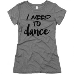 Ladies Slim Fit Super Soft Triblend Tee