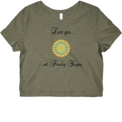 Ladies Slim Fit Crop Top Tee