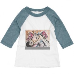 Toddler 3/4 Sleeve Raglan Tee