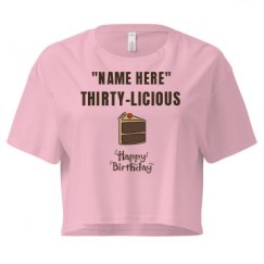 Ladies Festival Cali Crop Top Tee