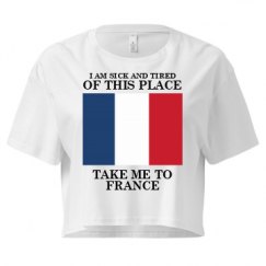 Ladies Festival Cali Crop Top Tee