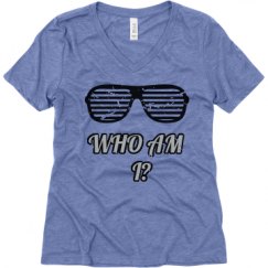 Ladies Relaxed Fit Super Soft Triblend V-Neck Tee