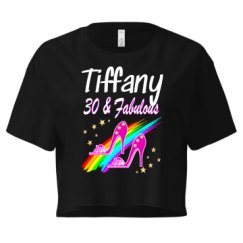 Ladies Festival Cali Crop Top Tee