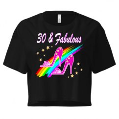 Ladies Festival Cali Crop Top Tee