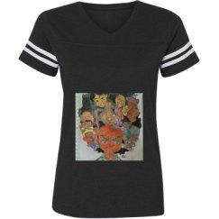 Ladies Relaxed Fit Vintage Sports Tee