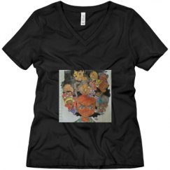 Ladies Relaxed Fit V-Neck Tee