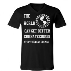 Unisex V-Neck Jersey Tee