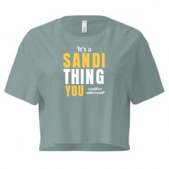 Ladies Festival Cali Crop Top Tee