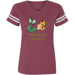 Ladies Relaxed Fit Vintage Sports Tee