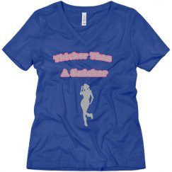 Ladies Relaxed Fit V-Neck Tee