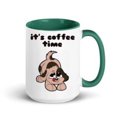 15oz Ceramic Mug with Color Inside