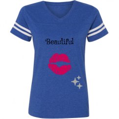 Ladies Relaxed Fit Vintage Sports Tee