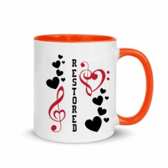 11oz Ceramic Mug with Color Inside