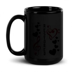 15oz Black Glossy Mug