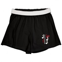Slim Fit Cheer Shorts