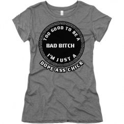 Ladies Slim Fit Super Soft Triblend Tee