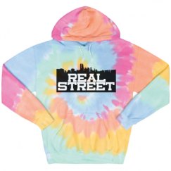 Unisex Tie-Dye Fleece Hoodie