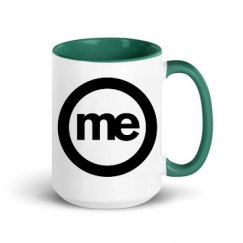 15oz Ceramic Mug with Color Inside
