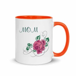 11oz Ceramic Mug with Color Inside
