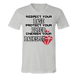 Unisex V-Neck Jersey Tee