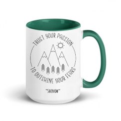 15oz Ceramic Mug with Color Inside