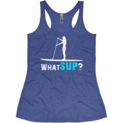 Ladies Slim Fit Super Soft Racerback Triblend Tank