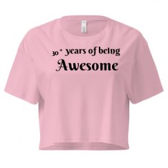 Ladies Festival Cali Crop Top Tee