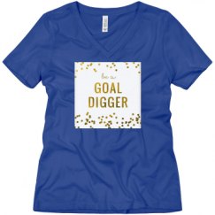 Ladies Relaxed Fit V-Neck Tee