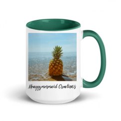 15oz Ceramic Mug with Color Inside