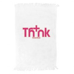 Think Positive Fringed Spirit Towel