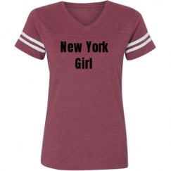 Ladies Relaxed Fit Vintage Sports Tee