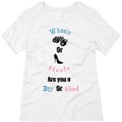 Wheels or Heels Mom Short Sleeve