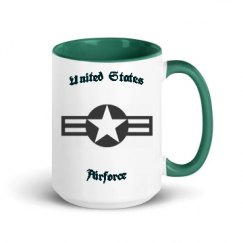 15oz Ceramic Mug with Color Inside