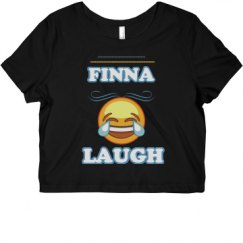 Ladies Slim Fit Crop Top Tee