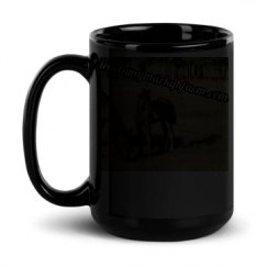 15oz Black Glossy Mug