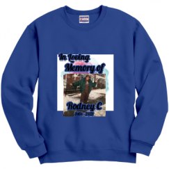 Unisex Film and Foil Crewneck Sweatshirt