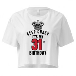 Ladies Festival Cali Crop Top Tee