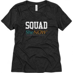 Ladies Relaxed Fit Super Soft Triblend V-Neck Tee